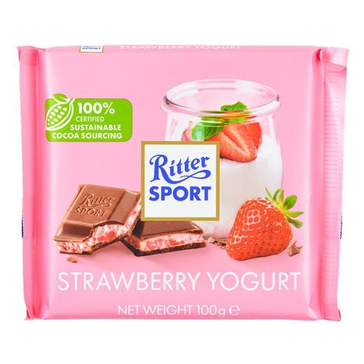 瑞特滋草莓酸乳牛奶巧克100g/块 商品图0