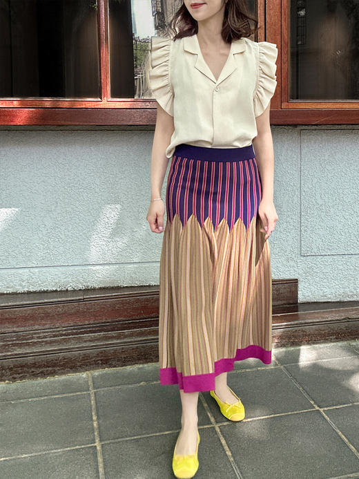 TYNVIE 中长针织半身裙 商品图6