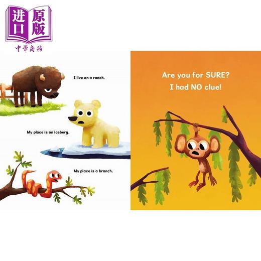 【中商原版】住在树干里的我 I Live in a Tree Trunk 英文原版 儿童韵律绘本 一本搞笑的朗读书 动物图画书 精装进口 4-8岁  商品图2