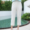 佐尔美夏季新款 简约通勤时尚百搭九分裤长裤女E22K961 商品缩略图2