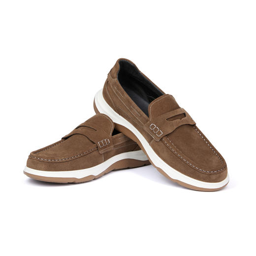 柒牌皮鞋男2024新款休闲百搭一脚蹬男鞋中青年男士套脚平底懒人鞋	126X70470 商品图1