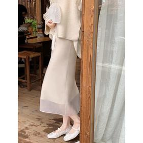 【维薇女郎·晚香玉~国风新中式】珍珠一字带方头提花玛丽珍单鞋