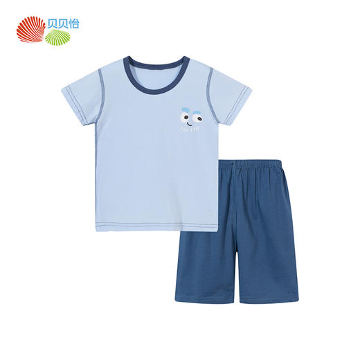贝贝怡童装儿童家居服套装夏季男童空调服女宝宝睡衣舒适短袖夏装 商品图12