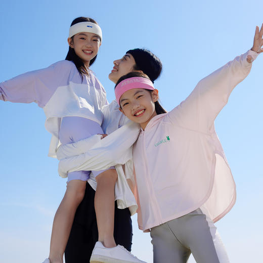 【UPF50+】女童宽松冰丝外套冰感防晒衣抗紫外线安奈儿童装EG425114 商品图2