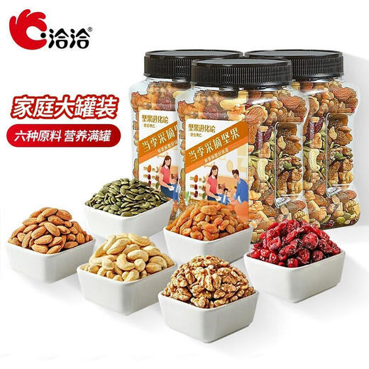 洽洽坚果进化论罐装坚果450g（坚果+果干） 商品图5