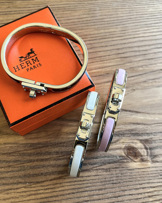 7折  无 爱马家 Kelly法郎手镯 窄版柔美经典手镯 8色 CU1186 商品图8