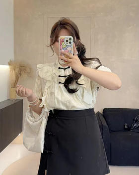 今日穿搭：新中式江南风情装，微宽松版型不挑人