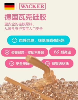 uooha随行双饮透明杯-健身海伦—白粉-580ml 商品图1