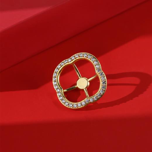 五粮文创-丝巾扣（锆石款）*1枚 商品图0