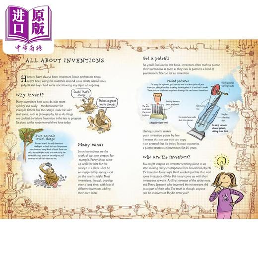 【中商原版】发明的故事 Story of Inventions 英文原版 儿童科普故事绘本 科学发明知识百科读物 进口图书 8-11岁 儿童读物 商品图2