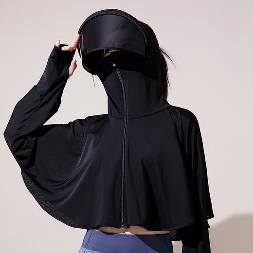 防晒衣新款骑车防紫外线透气防晒罩衫冰丝防晒服 商品图2