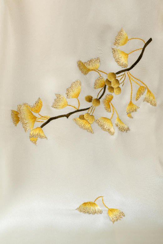 真丝长巾—古银杏 商品图6