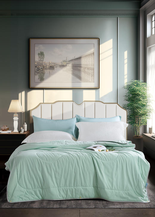 【6F】富安娜云柔泡泡纱抗菌夏被 商品图1