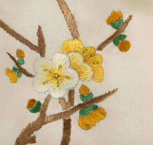 真丝长巾—傲雪繁花 商品图6