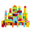 【趣味启蒙，儿童早教木质积木~】1-14岁早教益智 100粒彩色大颗粒积木 儿童木质玩具 宝宝早教益智形状配对 认知启蒙-QQ 商品缩略图4