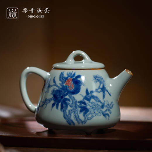 问鼎鼎青青花 高石瓢壶（榴火） 商品图0
