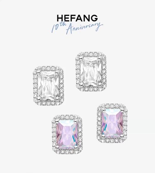 何F闪闪方糖耳钉 商品图0