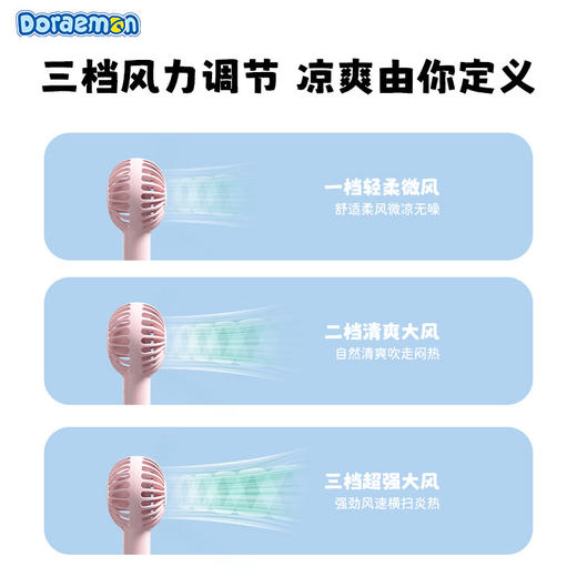 洛克 rock 哆啦A梦 泡泡迷你手持风扇 商品图3