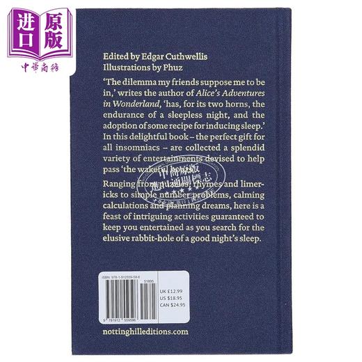 【中商原版】刘易斯 卡罗尔的失眠症指南 插图版 Lewis Carroll s Guide for Insomniacs 英文原版 Lewis Carroll 商品图2