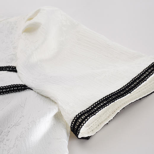 PF873斯尔丽2024新款新中式国风浪漫蕾丝小香外套配收腰显瘦连衣裙套装 商品图5