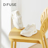 D:FUSE迪芙斯秋季新款可可面包休闲鞋拼接镂空底超轻厚底阿甘鞋DF41112161 商品缩略图10