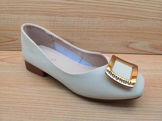 豪行真皮休闲女鞋23126073舒适浅口时尚甜美单鞋 商品图1