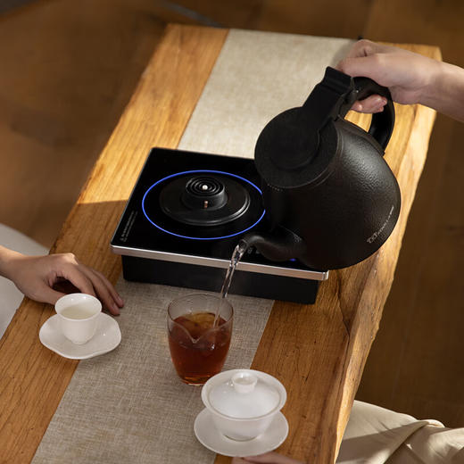 考啦全自动底部上水电热水壶泡茶烧水壶茶桌茶艺壶变频恒温电水壶1.2L容量316不锈钢ET2002B 商品图4