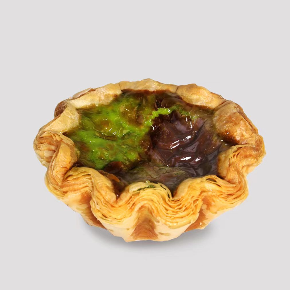 开心果千层蛋挞