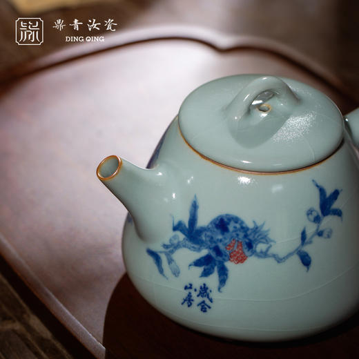 问鼎鼎青青花 高石瓢壶（榴火） 商品图2