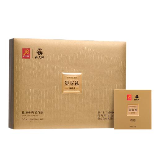 白大师礼2014年寿眉126g 4252 商品图0