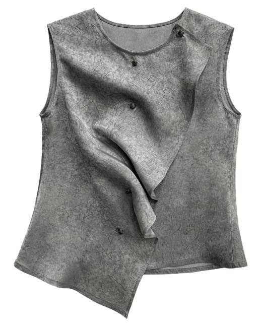 醋酸斜襟开衫 商品图0