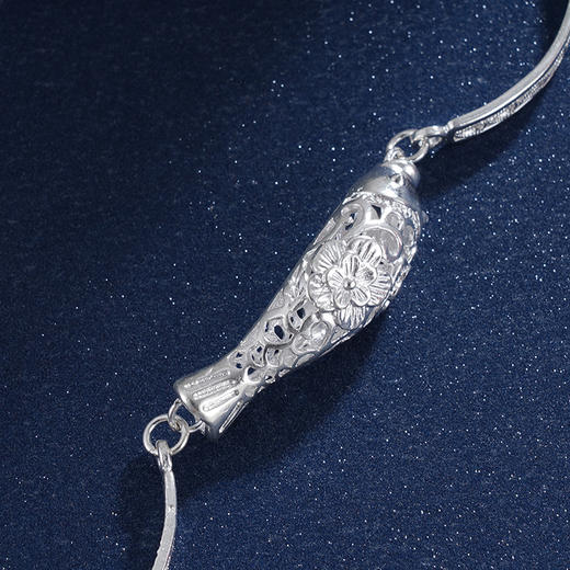 子佩集S990银【花鱼梦境】手链【LSL000054】纯银花丝2405 商品图3
