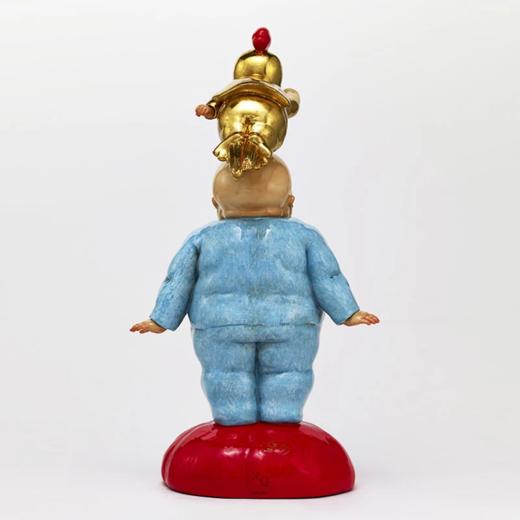 稀奇艺术瞿广慈限量版雕塑《小超人》桌面客厅摆件收藏品礼盒装 商品图5