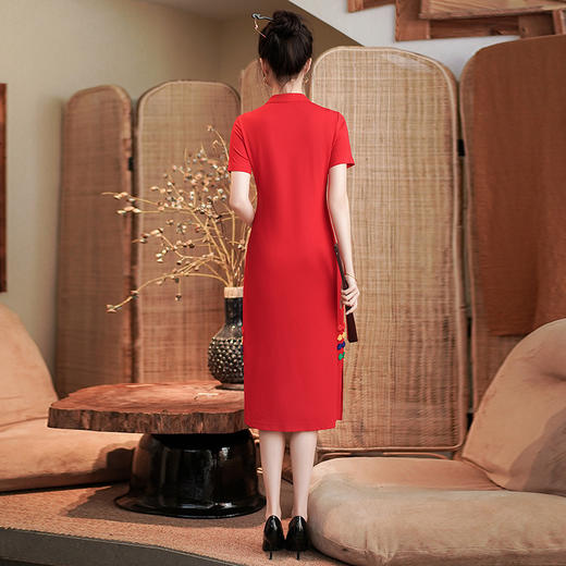 新中式风日常改良版旗袍中考高考送考旗开得胜HR-WH52079 商品图2