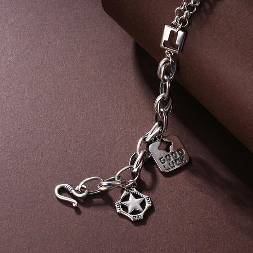 子佩集S925银【幸运星】手链【CY503748】纯银原创22405 商品图2