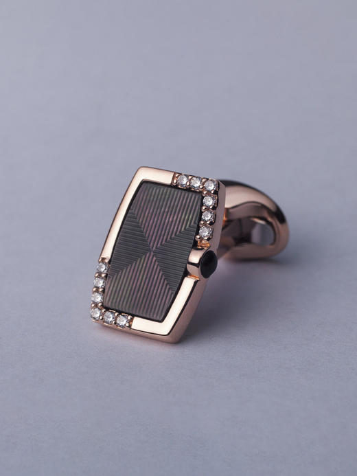 LUCINE 月星轮 男士商务法式衬衫玛瑙袖口袖扣袖钉男友父亲节礼物 商品图1