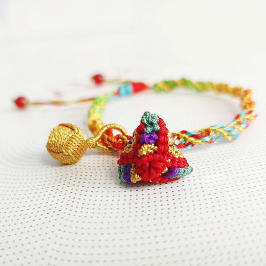 端午节戴中国风五彩绳！手链 粽子绣球系列 商品图3