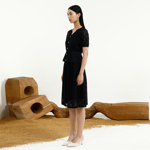 戴布拉芬针织半裙L27B332 商品图2