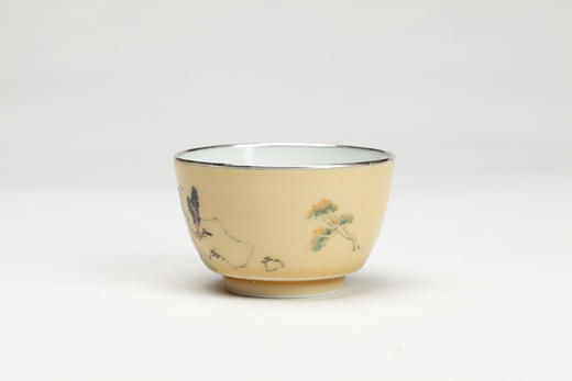 陈如冬-【明瑟】宋黄釉银口彩绘主任杯 | 吾杯 商品图1