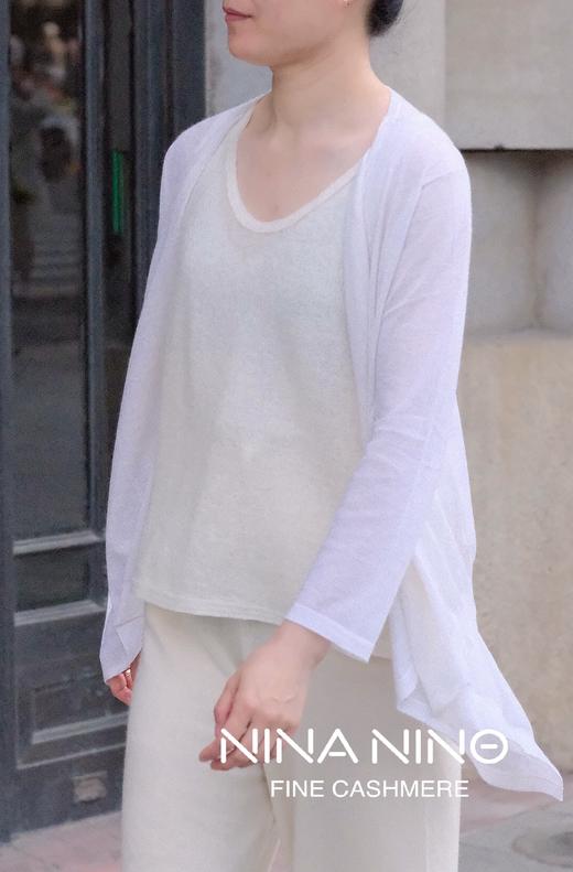 超薄羊绒开衫 商品图5