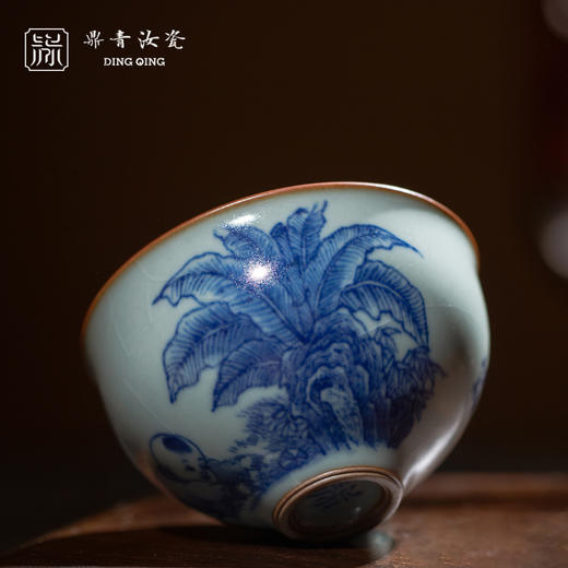 问鼎鼎青青花 伴月杯（童子戏球） 商品图2