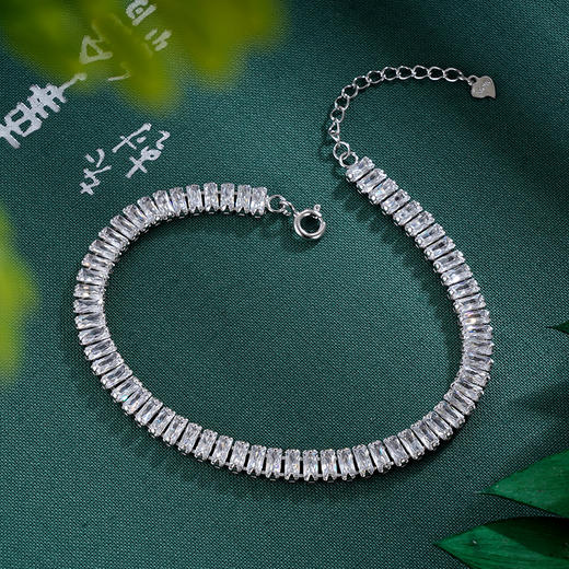 子佩集S925银【长莹】手链【SL070124】纯银时尚锆石2405 商品图2