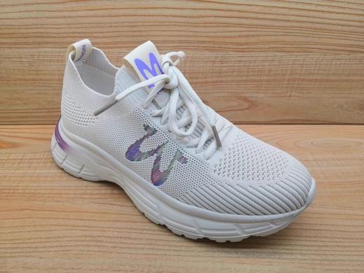 2023春季新款豪行飞织休闲女鞋23151775舒适平底网面运动单鞋 商品图1