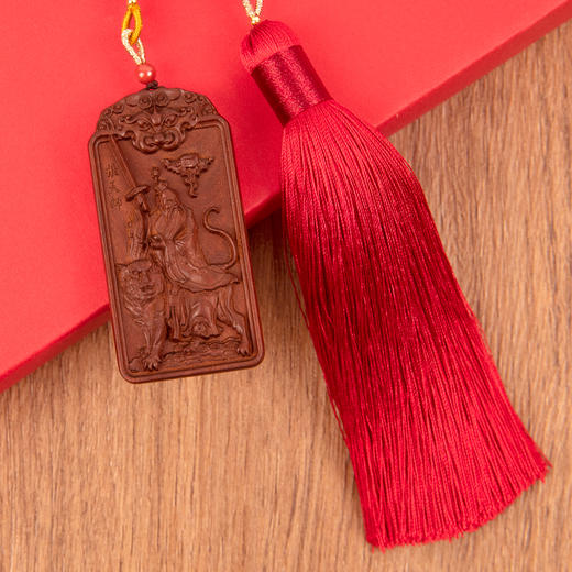 张天师紫檀木挂件 商品图3