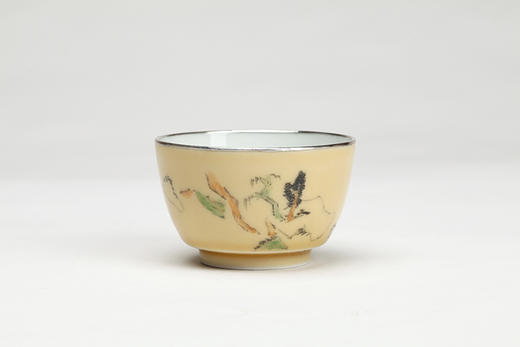 陈如冬-【明瑟】宋黄釉银口彩绘主任杯 | 吾杯 商品图0