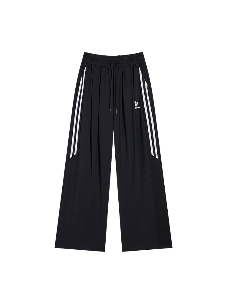 ACEYKYB黄子韬黑白休闲裤2025夏季新款百搭宽松潮流直筒裤子男女