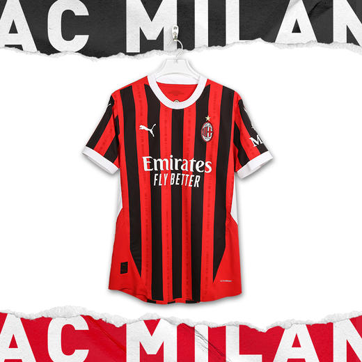 小李子PUMA彪马24/25赛季AC米兰主场球员版比赛球衣短袖成人男774949 01 商品图1