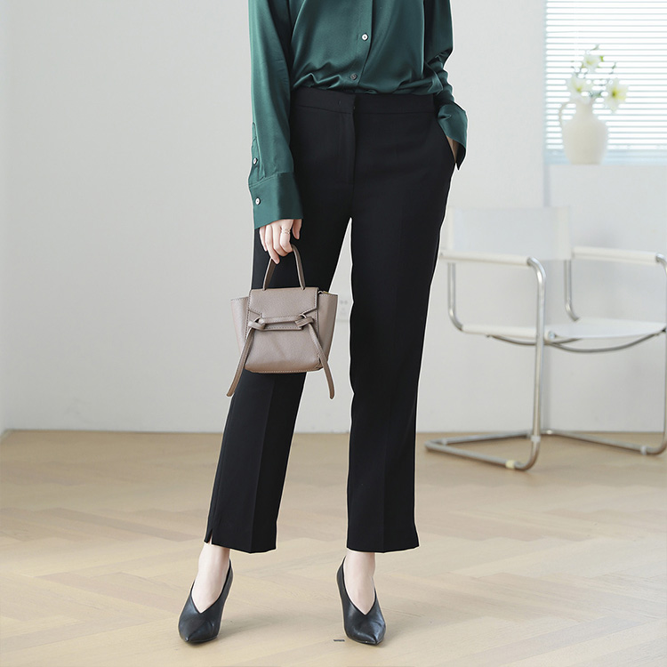 【卡码拍大】火桐hooton高货系列 小个子天菜三醋酸烟管裤YT2063