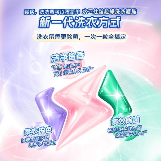 水卫士洗衣凝珠三合一18颗  商品图4