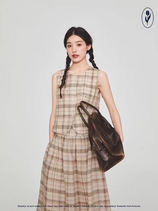 shyshystill/shy202305032/分割感显瘦褶皱半裙 商品图0